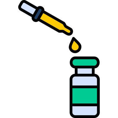 Dropper simgesi, modern tasarım illüstrasyonu