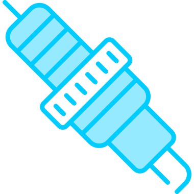 Buji modern simgesi, vektör illüstrasyonu 