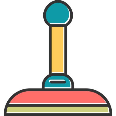 Lastik damga modern simge, vektör illüstrasyonu