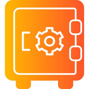Security Box  icon vector illustration