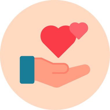 İyi niyet. Web simgesi vektör illüstrasyonu