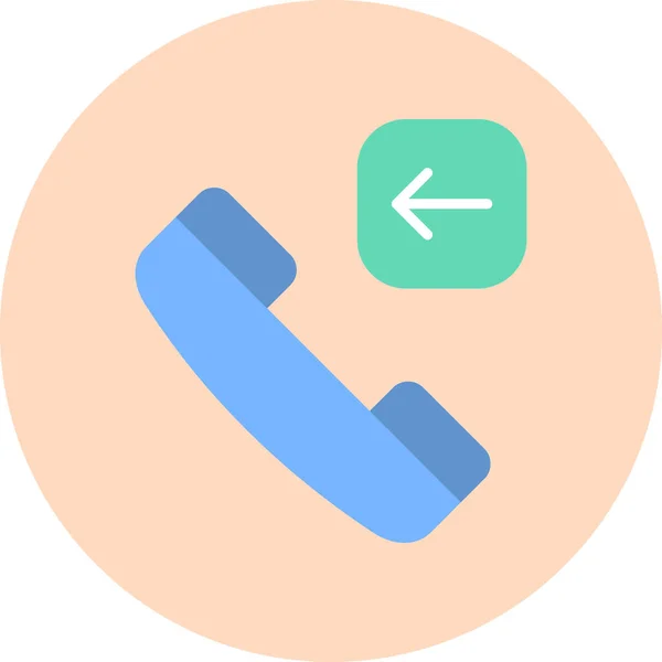 Telephone Icon Vector Illustration — Stock Vector