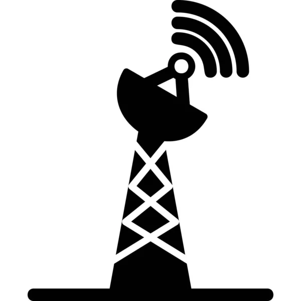 Antenne Icône Web Illustration Simple — Image vectorielle