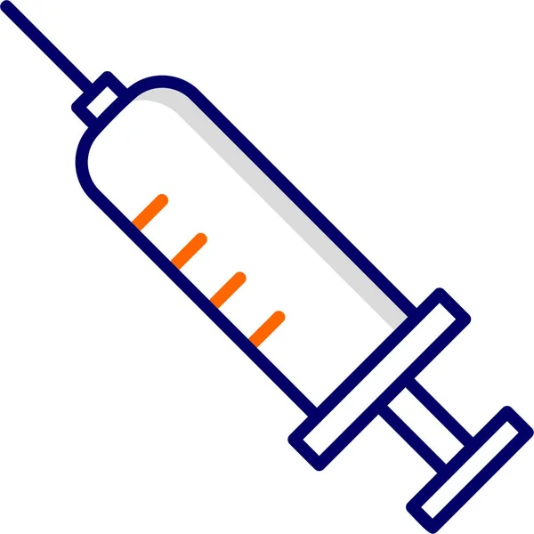 Syringe Web Icon Simple Illustration — Stock Vector