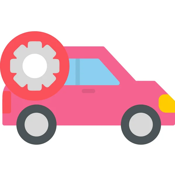 Car Setting Modern Icon Vector Illustration — Stock Vector