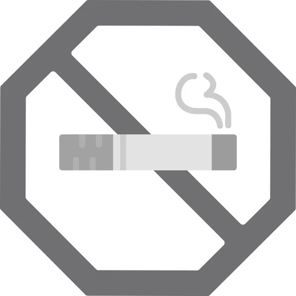 Smoking Modern Vector Icon Illustration — Stockový vektor