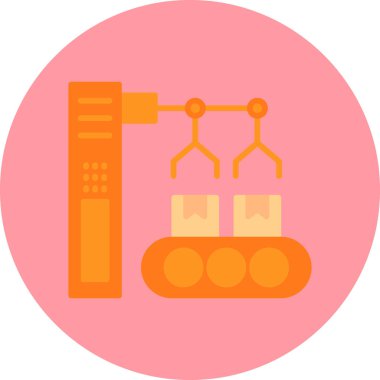 Modern simge vektör illüstrasyonu üretiliyor