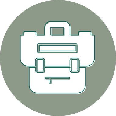 Portföy. Web simgesi basit illüstrasyon