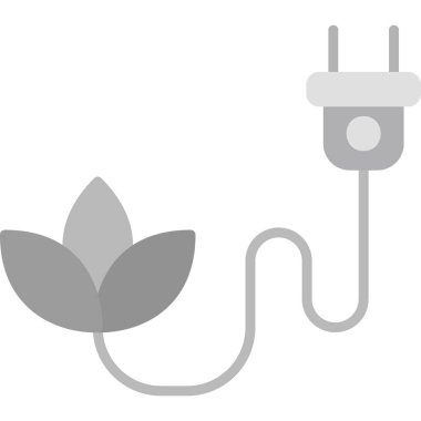 Enerji Tüketimi Basit illüstrasyon