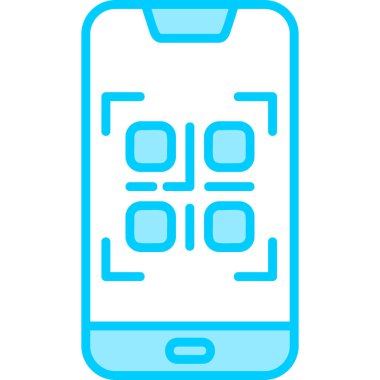 Smartphone Simgesi, vektör illüstrasyonu