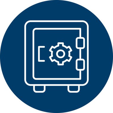 Security Box  icon vector illustration