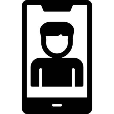 Smartphone Simgesi, vektör illüstrasyonu