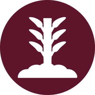 Bambu ağ simgesi basit bir illüstrasyon