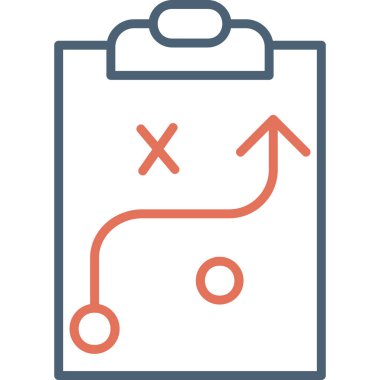 Strateji. Web simgesi basit tasarım 