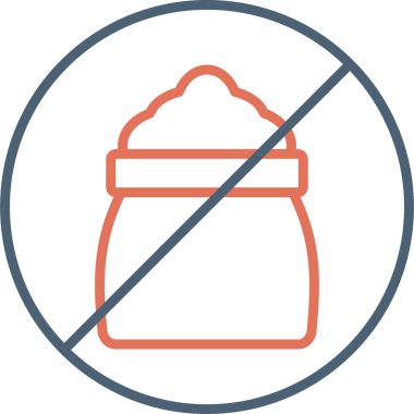 Şeker Web simgesi yok Basit illüstrasyon 