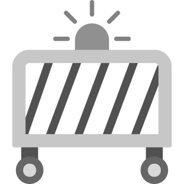 çit ağ simgesi basit vektör çizimi