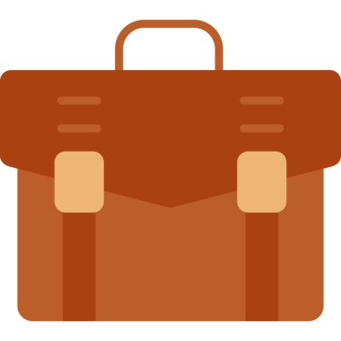 Çanta. Web simgesi basit illüstrasyon