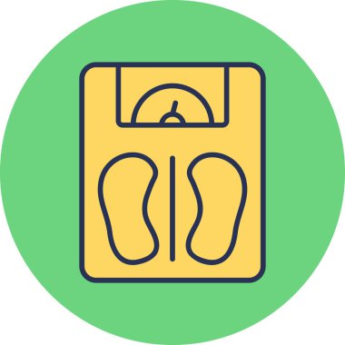 Weight Scale icon modern vector illustration