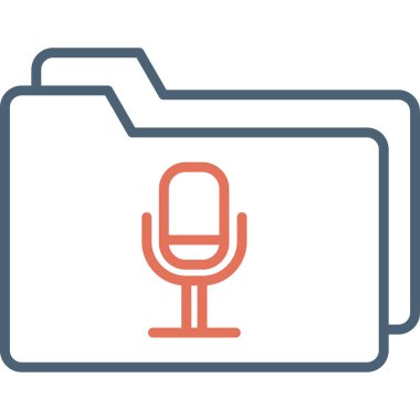 Dosya. Web simgesi basit illüstrasyon 