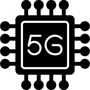 CPU icon, vector illustration simple design