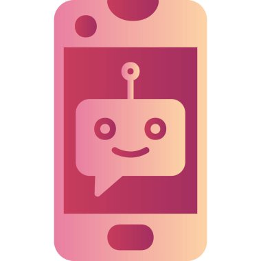 Konuş. Web simgesi basit illüstrasyon