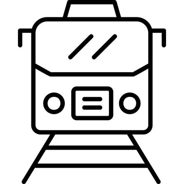 Train modern vector icon illustration