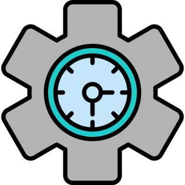 Teçhizat Web simgesi basit illüstrasyon