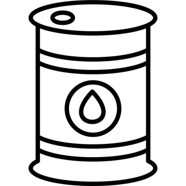 Petrol varil simge vektör çizim