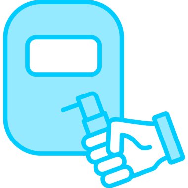 Kaynak simgesinin vektör illüstrasyonu