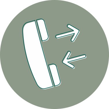 Bir telefonun vektör illüstrasyonu