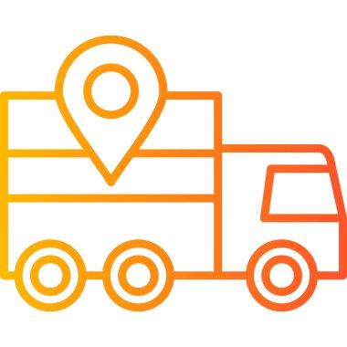 Mal varlığı takibi. Web simgesi basit illüstrasyon