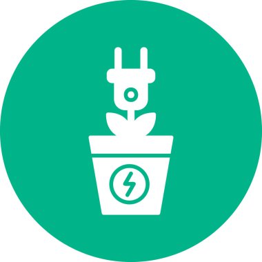 Modern b 'nin vektör illüstrasyonu bitkinin ikonundan yoksun