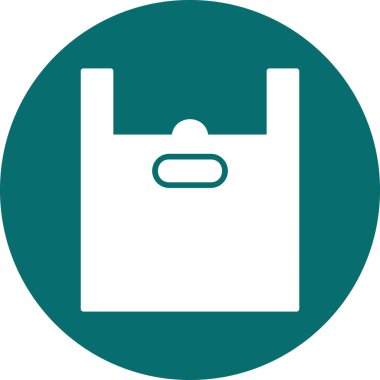 vector illustration of plastic bag