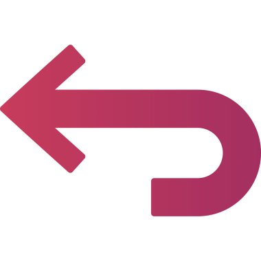 Sola ok. Web simgesi