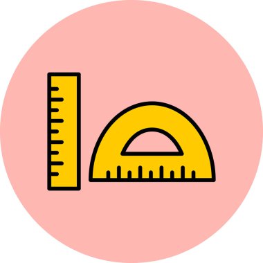 cetvel simgesi çizimi