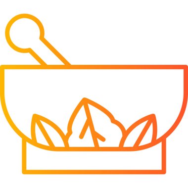 Bitkisel ağ simgesi basit illüstrasyon