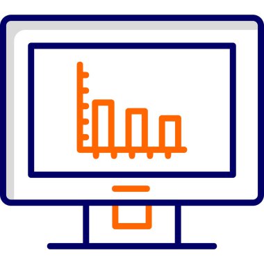 Grafik. Web simgesi basit illüstrasyon