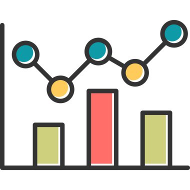 Bar Chart. web icon simple design