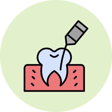 Kök kanal modern simgesi, vektör illüstrasyonu