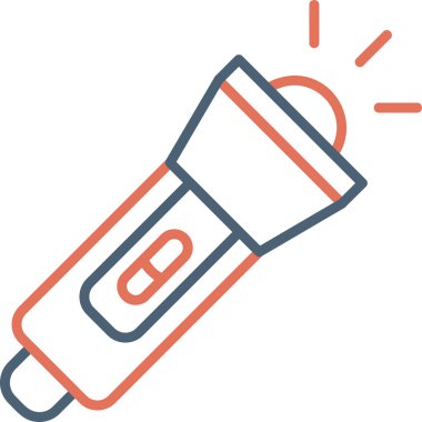 el feneri. Web simgesi basit illüstrasyon 