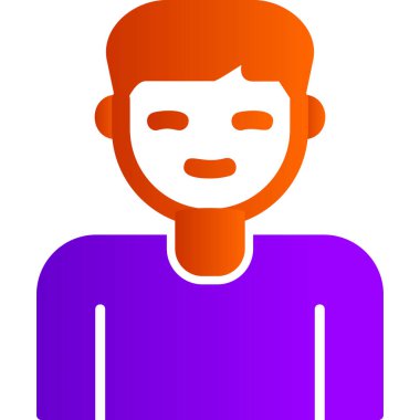 male User, simple icon for web page 