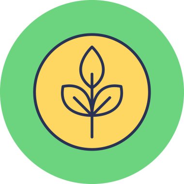 ekoloji ikonu vektör illüstrasyonu