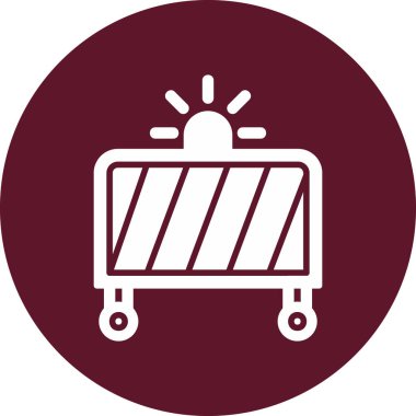 çit ağ simgesi basit vektör çizimi