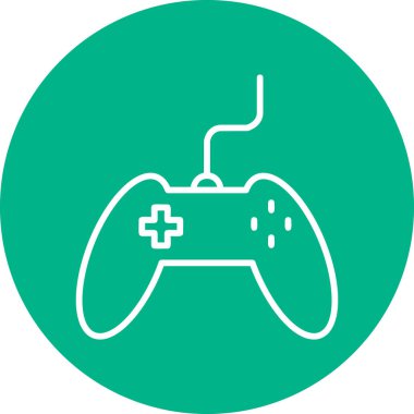 Denetleyici grafik illüstrasyon, video oyunu eğlencesi