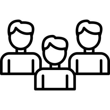 Öğretmen vektör illüstrasyonu olan bir grup insan