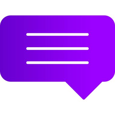 Konuş. Web simgesi basit illüstrasyon