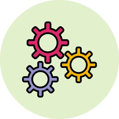 vektör simgesi modern basit tasarım ayarlanıyor