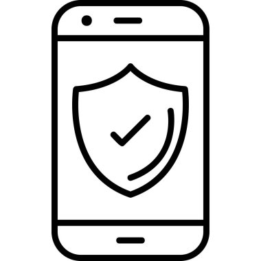 kalkan ikon vektör illüstrasyonu