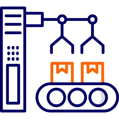 Modern simge vektör illüstrasyonu üretiliyor