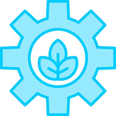 Sürdürülebilirlik simgesi, vektör çizimi